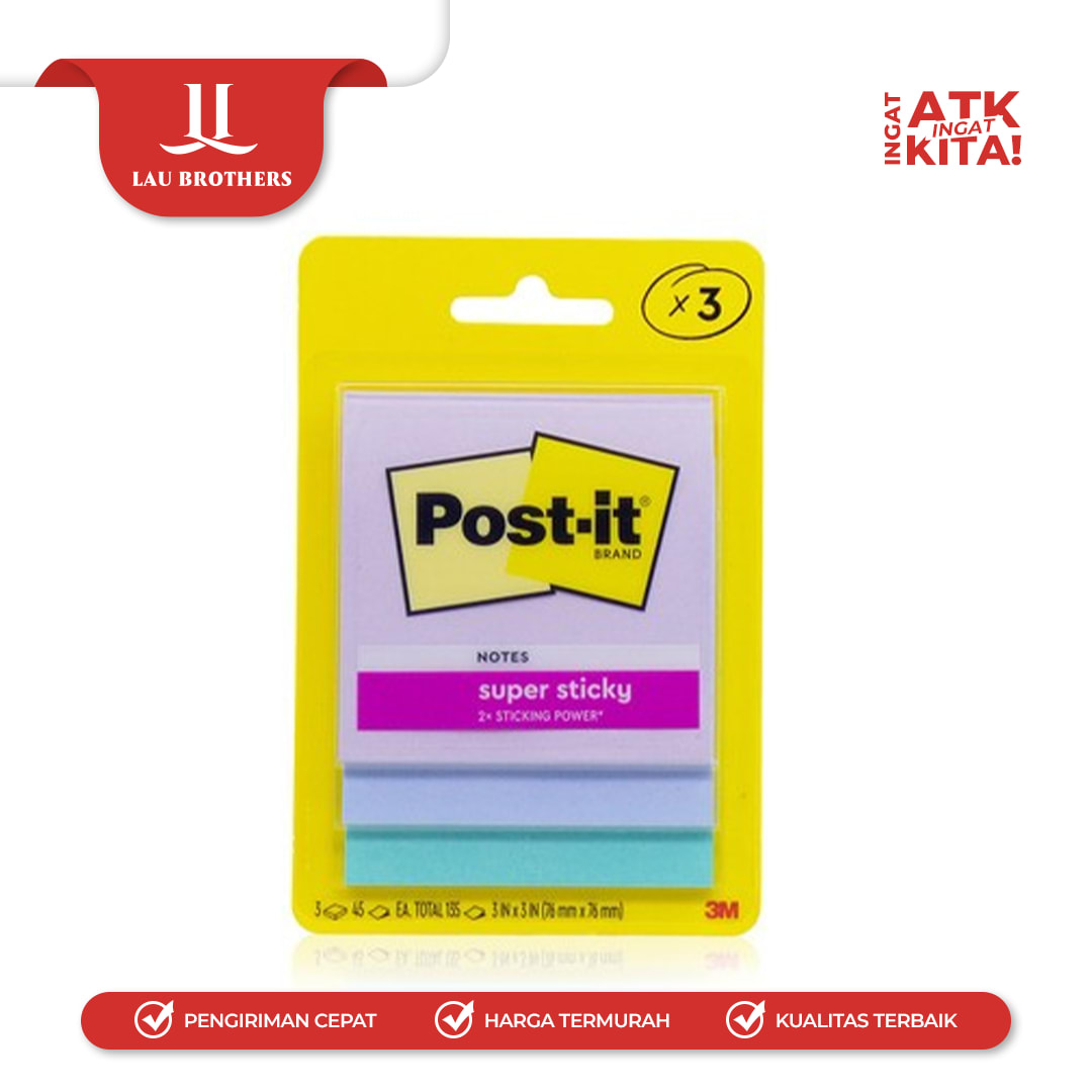POST IT 3M STICKY NOTE NO. 3321-3SSJP (1SET) - Image 5
