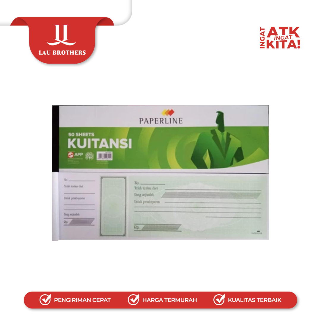 PAPERLINE KWITANSI BESAR (1PACK/ 10BUKU) - Image 3
