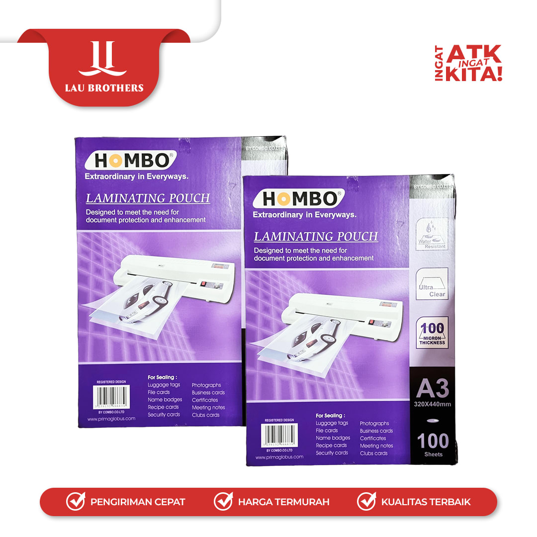 HOMBO PLASTIK LAMINATING A3 (1PACK) - Image 3