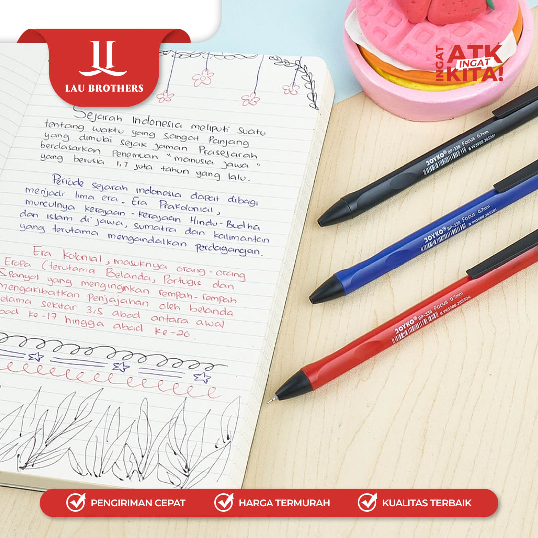 JOYKO PULPEN BALLPEN BP-338 (1LSN/ 12PCS) - Image 5