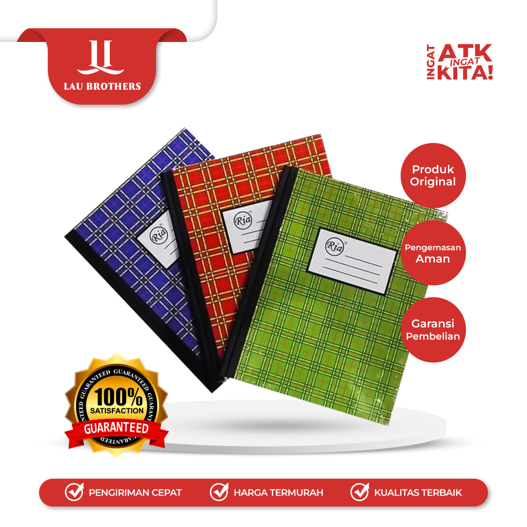 RIA BUKU KWARTO 200LEMBAR (1BUKU)