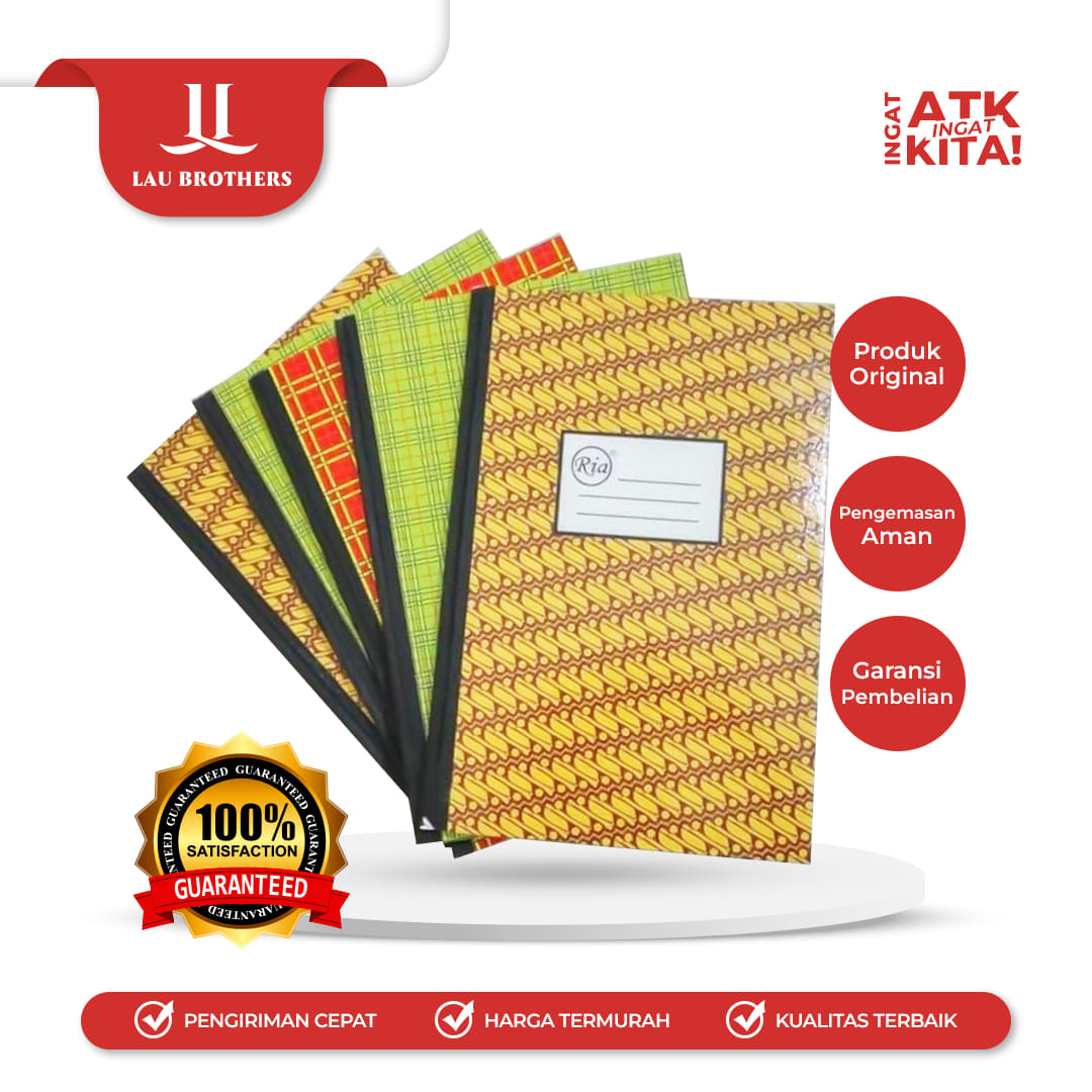 RIA BUKU FOLIO 100LEMBAR (1BUKU)