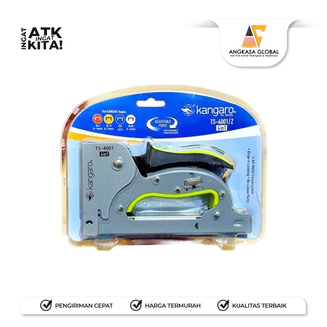 KANGARO STAPLER TEMBAK/ GUN TRACKER 4 IN 1 TS-4001/Z (1PC) - Image 4