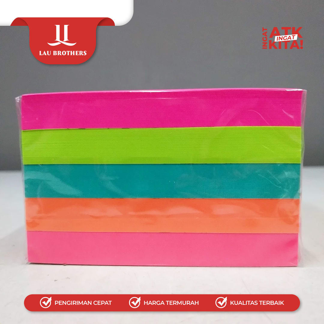 3M POST IT STICKY NOTE NO.654-5AN (1PAD) - Image 4