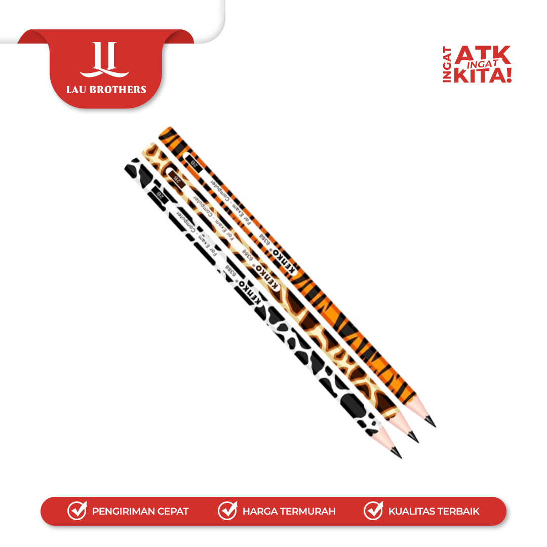 KENKO PENSIL 2B-6388 ZOO N ZOO (1LSN/ 12PCS) - Image 2