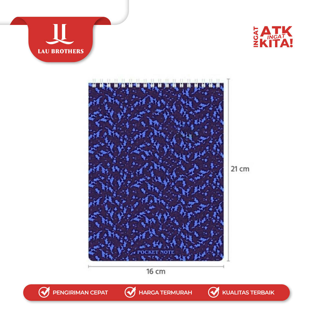 KENKO BUKU SAKU/ POCKET NOTE PN-501 (3PCS) - Image 2