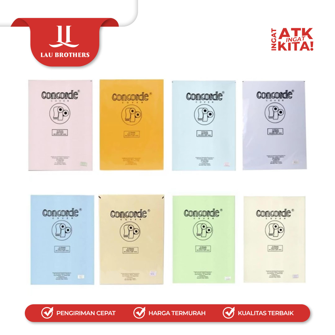 CONCORDE KERTAS/ PAPER NO 80231 (1PACK/ 10SHEETS) - Image 2