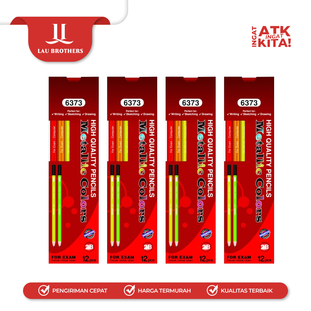 KENKO PENSIL 2B-6373 METALIC (1LSN/ 12PCS) - Image 3