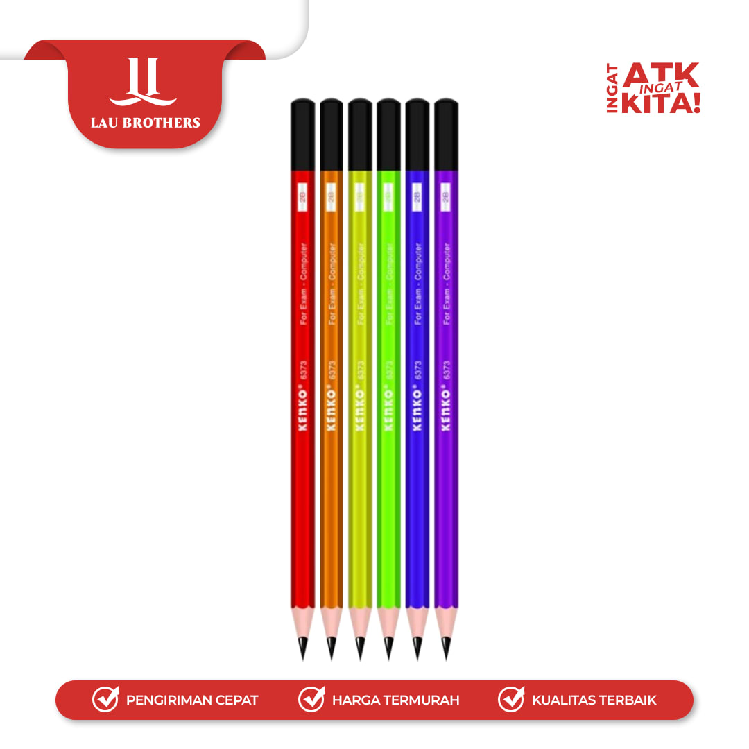 KENKO PENSIL 2B-6373 METALIC (1LSN/ 12PCS) - Image 2