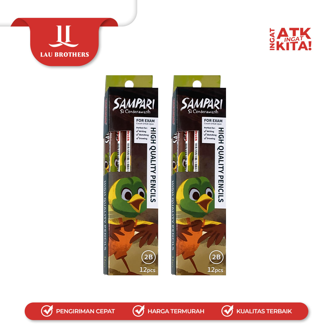 KENKO PENSIL 2B-6389 SAMPARI (1LSN/ 12PCS) - Image 3