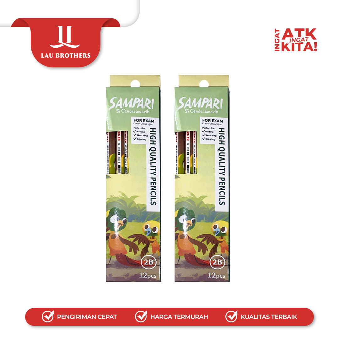 KENKO PENSIL 2B-6389 SAMPARI (1LSN/ 12PCS) - Image 2