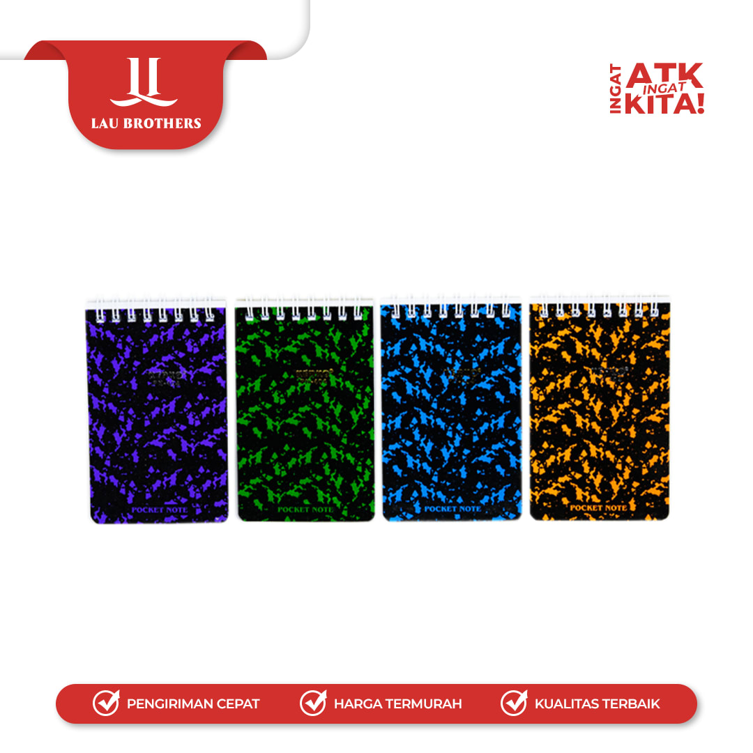 KENKO BUKU SAKU/ POCKET NOTE PN-404 (1LSN/ 12PCS) - Image 2