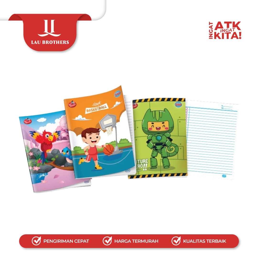 SIDU BUKU TULIS 38LEMBAR (1PACK/ 10BUKU) - Image 2