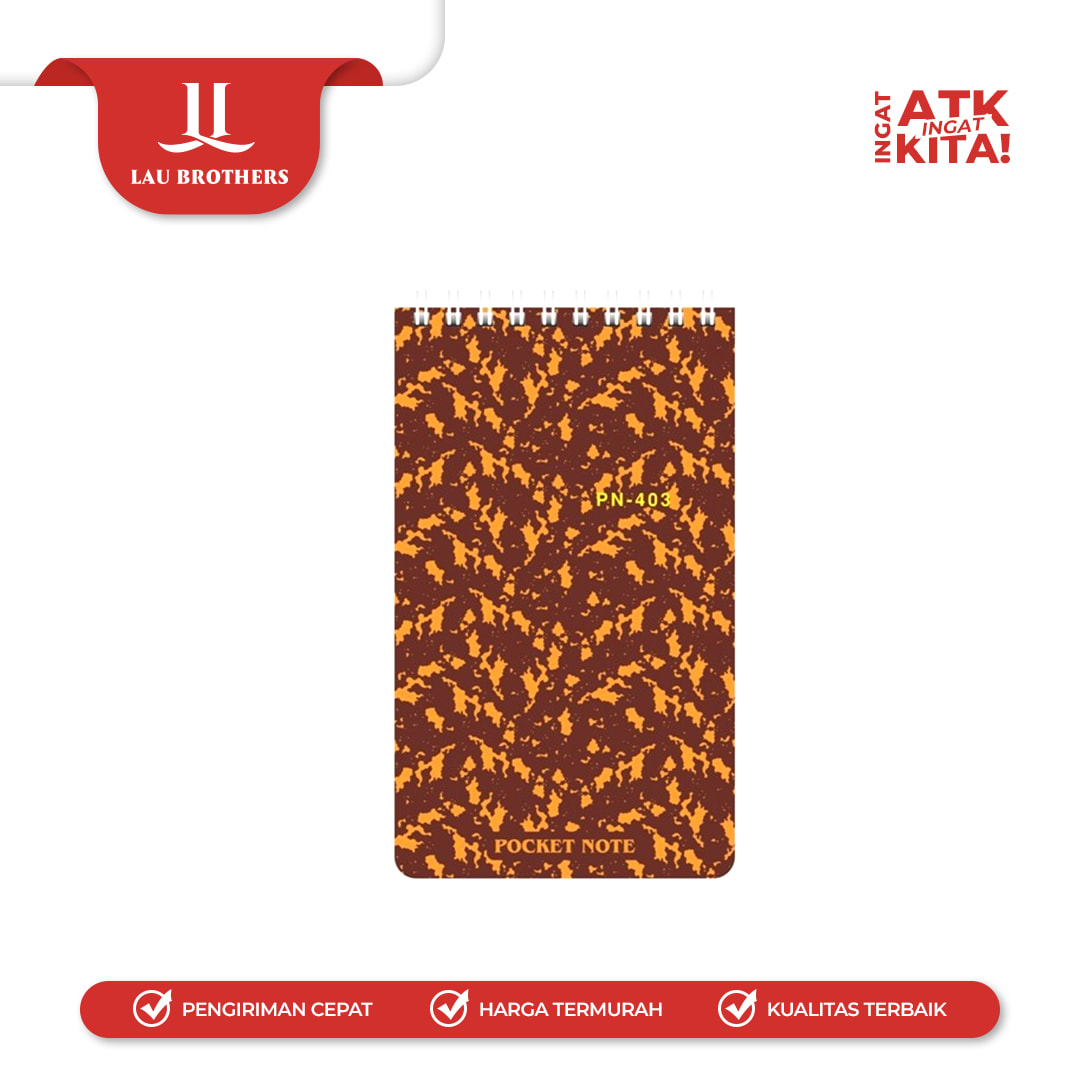 KENKO BUKU SAKU/ POCKET NOTE PN-403 (3PCS) - Image 2