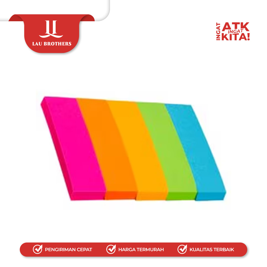 3M POST IT STICKY NOTE PAGE MARKER 670-5ANL (1PAD) - Image 3
