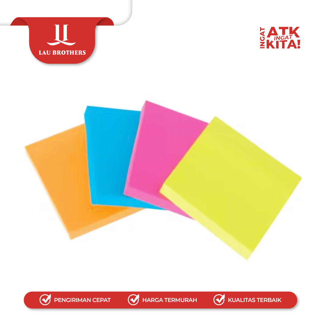 3M POST IT STICKY NOTE NO.653 (1PAD) - Image 3