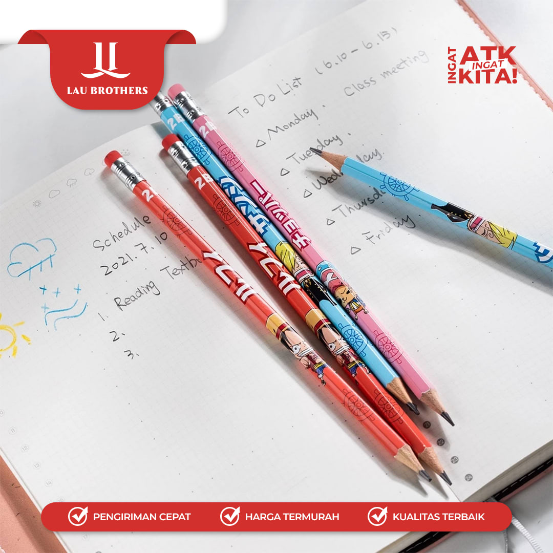 DELI PENSIL GRAFIT/ GRAPHITE PENCIL ONE PIECE EC021-2B (1LSN/ 12PCS) - Image 2