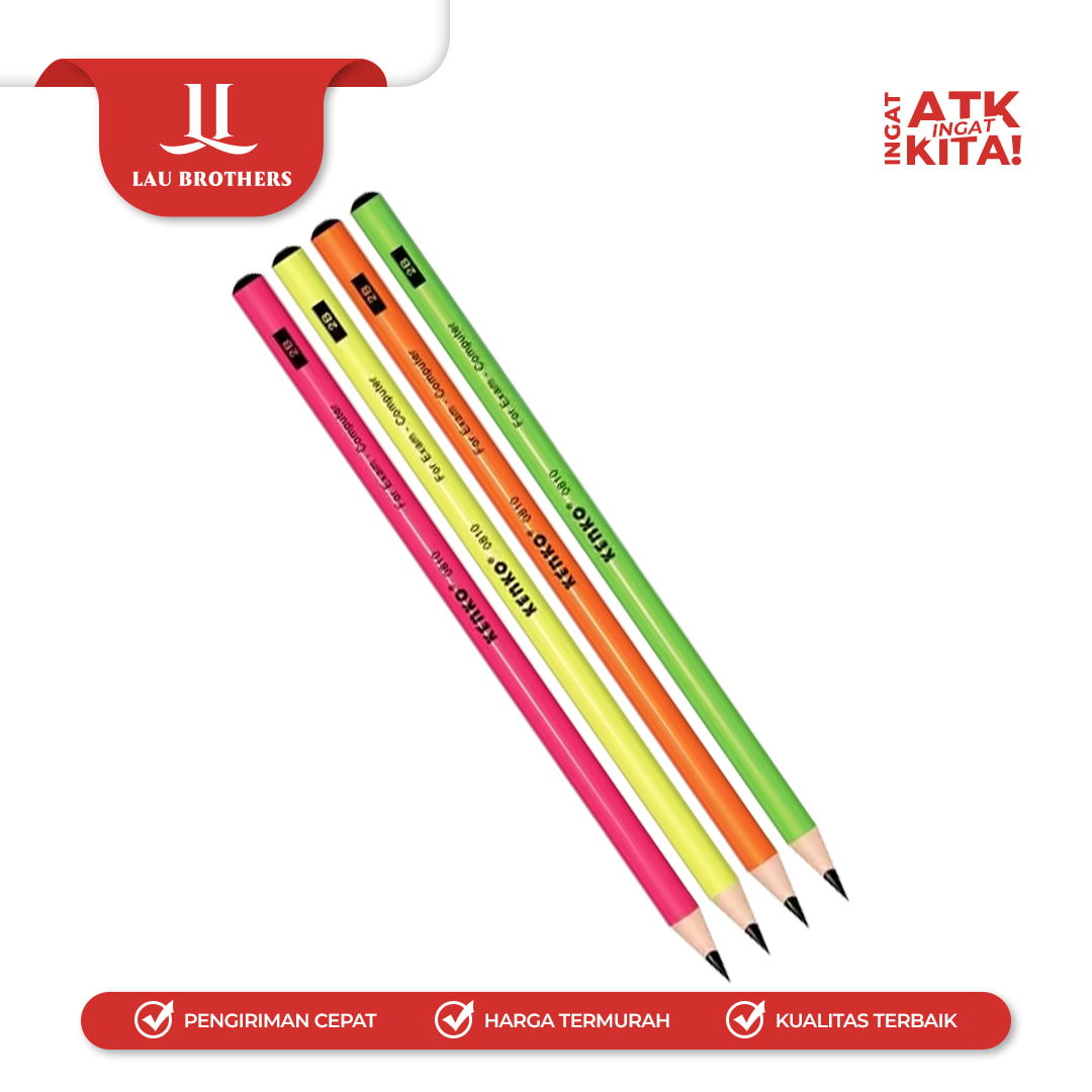 KENKO PENSIL 2B - 0810 FLURORESENT (1LSN/ 12PCS) - Image 2