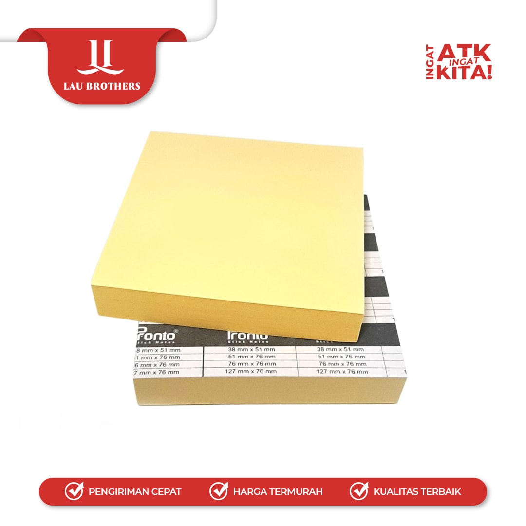 PRONTO STICKY NOTE NO.654 (1PAD) - Image 3