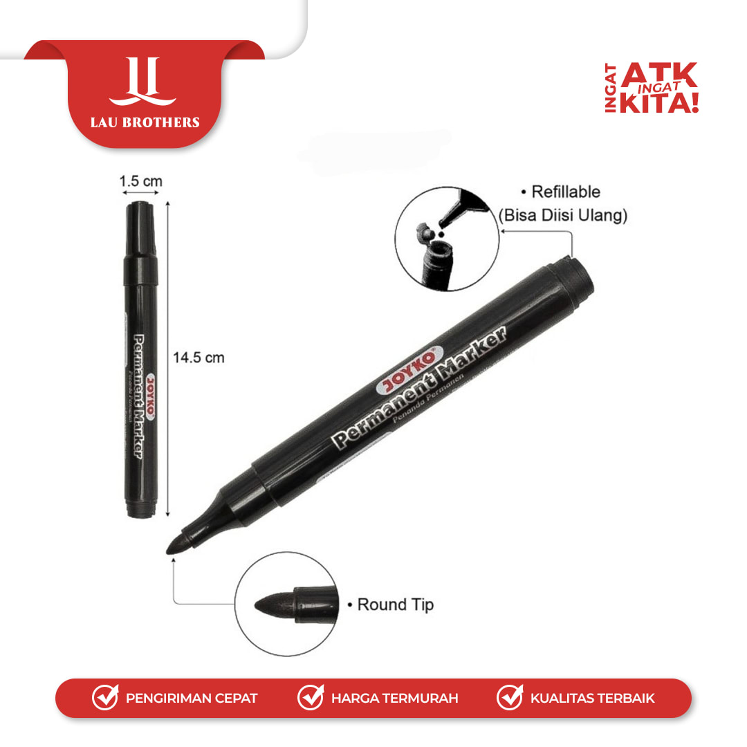 JOYKO SPIDOL PERMANENT/ PERMANENT MARKER PM-34 (1LSN/ 12PCS) - Image 2