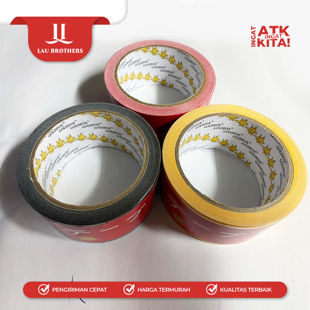GOLDFOX LAKBAN LINEN/ CLOTH TAPE 2" (1ROLL) - Image 2