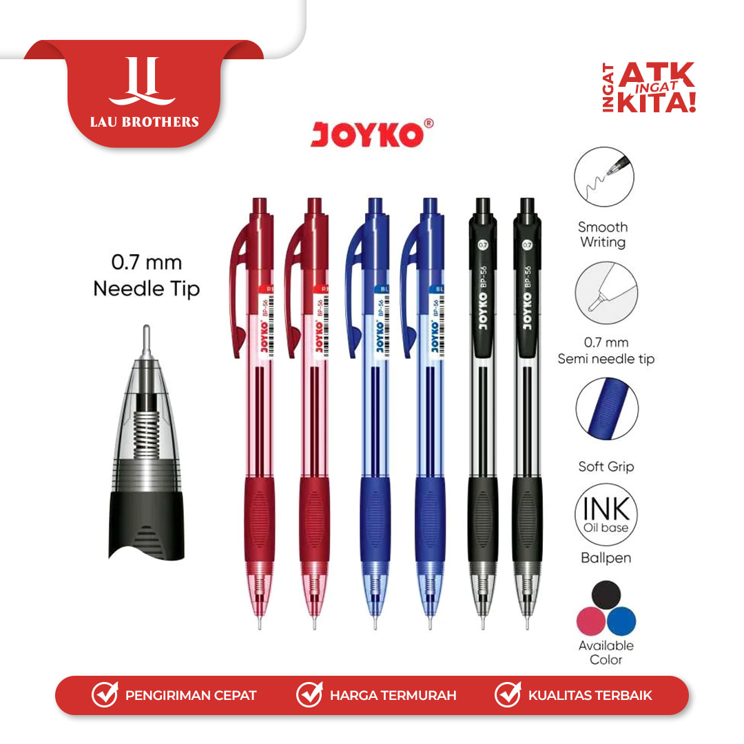 JOYKO PULPEN PENA/ BALL PEN BP-56 (1LSN/ 12PCS) - Image 3
