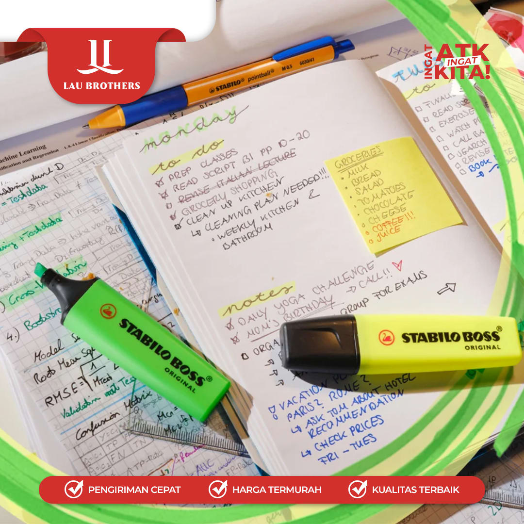 BOSS STABILO/ HIGHLIGHTER (1PC) - Image 3