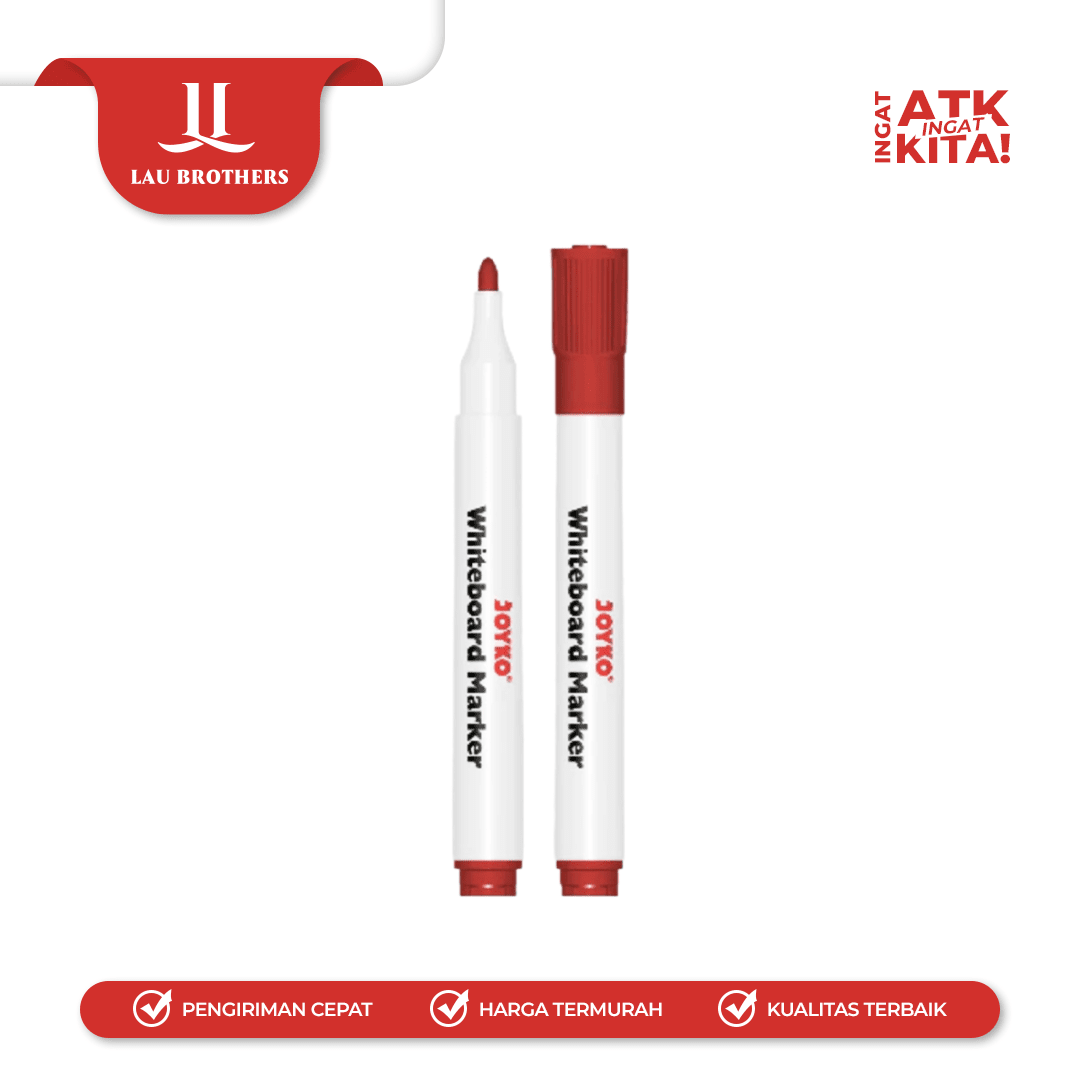 JOYKO SPIDOL PAPAN TULIS/ WHITEBOARD MARKER WM-65 (1LSN/ 12PCS) - Image 8