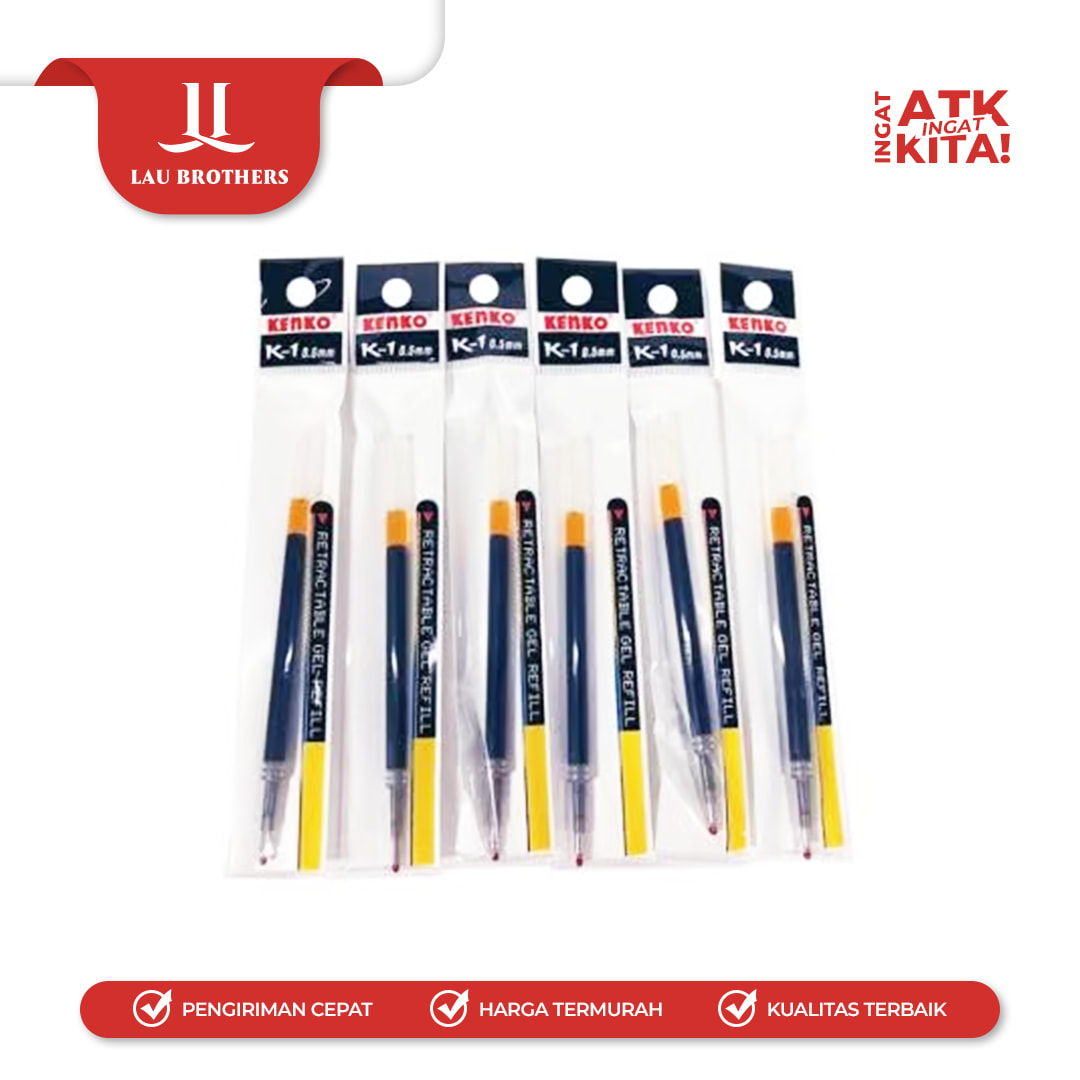 KENKO ISI ULANG PULPEN/ PEN REFILL K1, K* (1PACK/ 24PCS) - Image 3