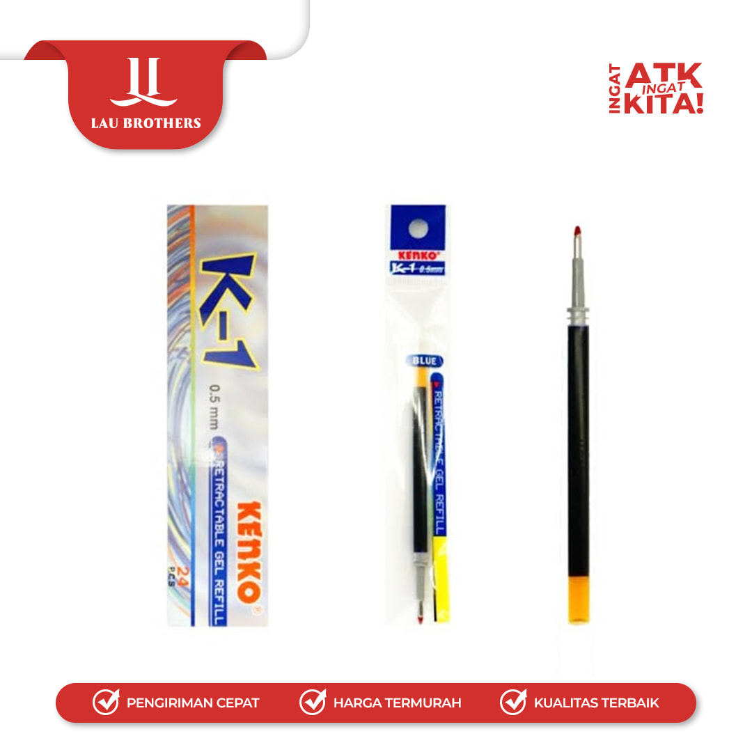 KENKO ISI ULANG PULPEN/ PEN REFILL K1, K* (1PACK/ 24PCS) - Image 2