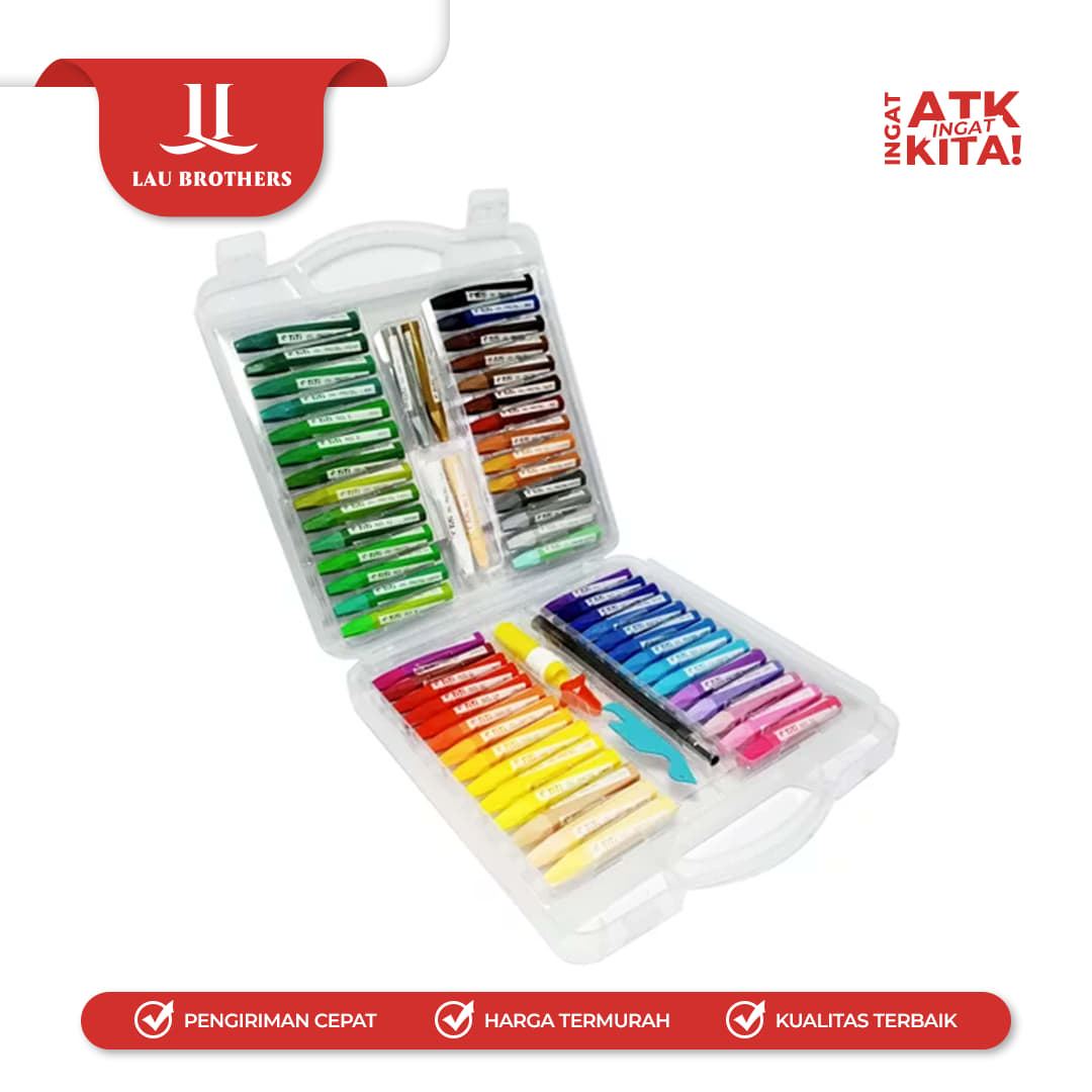 TITI KRAYON MINYAK/ CRAYON OIL PASTEL 55 TI-P-55S (1SET) - Image 2