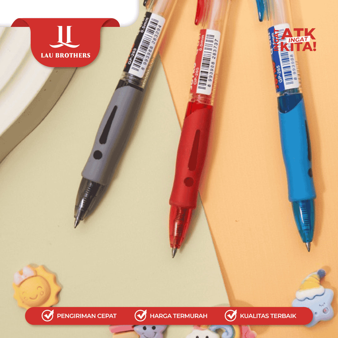 JOYKO PULPEN GEL/ GEL PEN GP-265 Q GEL 0.5mm (1PC) - Image 6