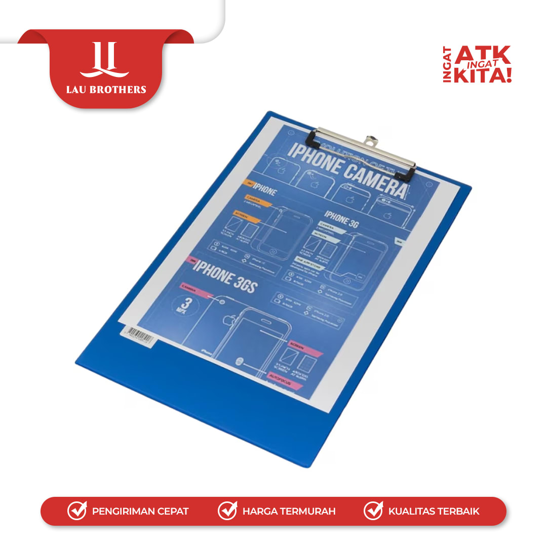 BANTEX PAPAN BERJALAN/ CLIPBOARD FOLIO SIZE 4205 (1PC) - Image 3
