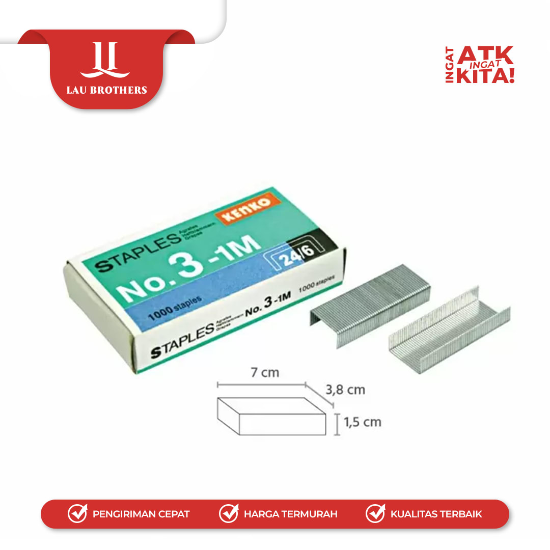 KENKO ISI STAPLES NO.3 (1BOX) - Image 2