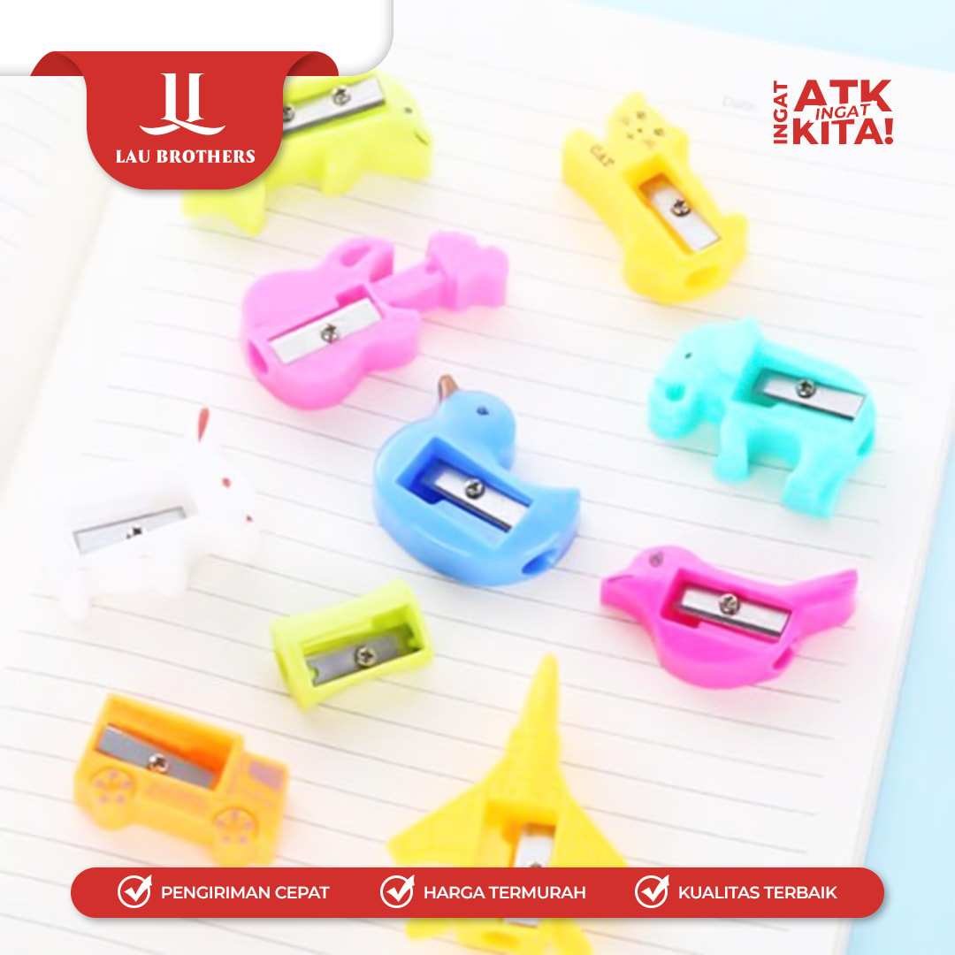 RAUTAN PENSIL TANGAN/ PENCIL SHARPENER COMBO CBSA 131 135 (1TOPLES/ 24PCS) - Image 3