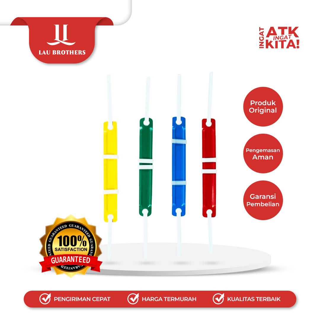 KENKO PENGIKAT KERTAS/ PAPER FASTENER ACCO PLASTIK PF-50C (1PACK)