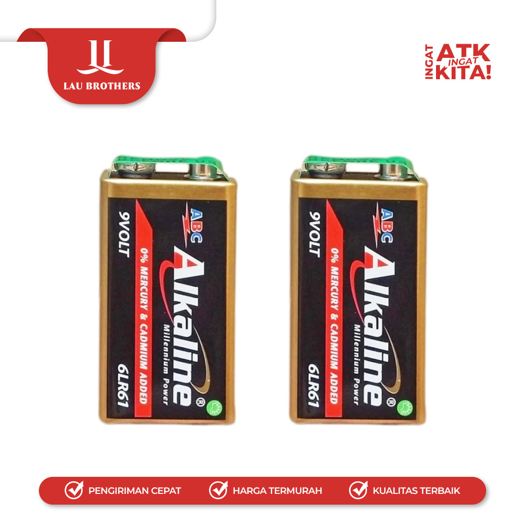 ALKALINE BATERAI 9V (1PC) - Image 2