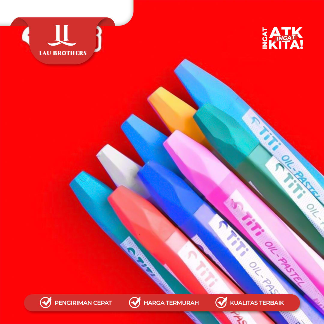 TITI KRAYON MINYAK/ CRAYON OIL PASTEL 18 TI-P-18S (1SET) - Image 2