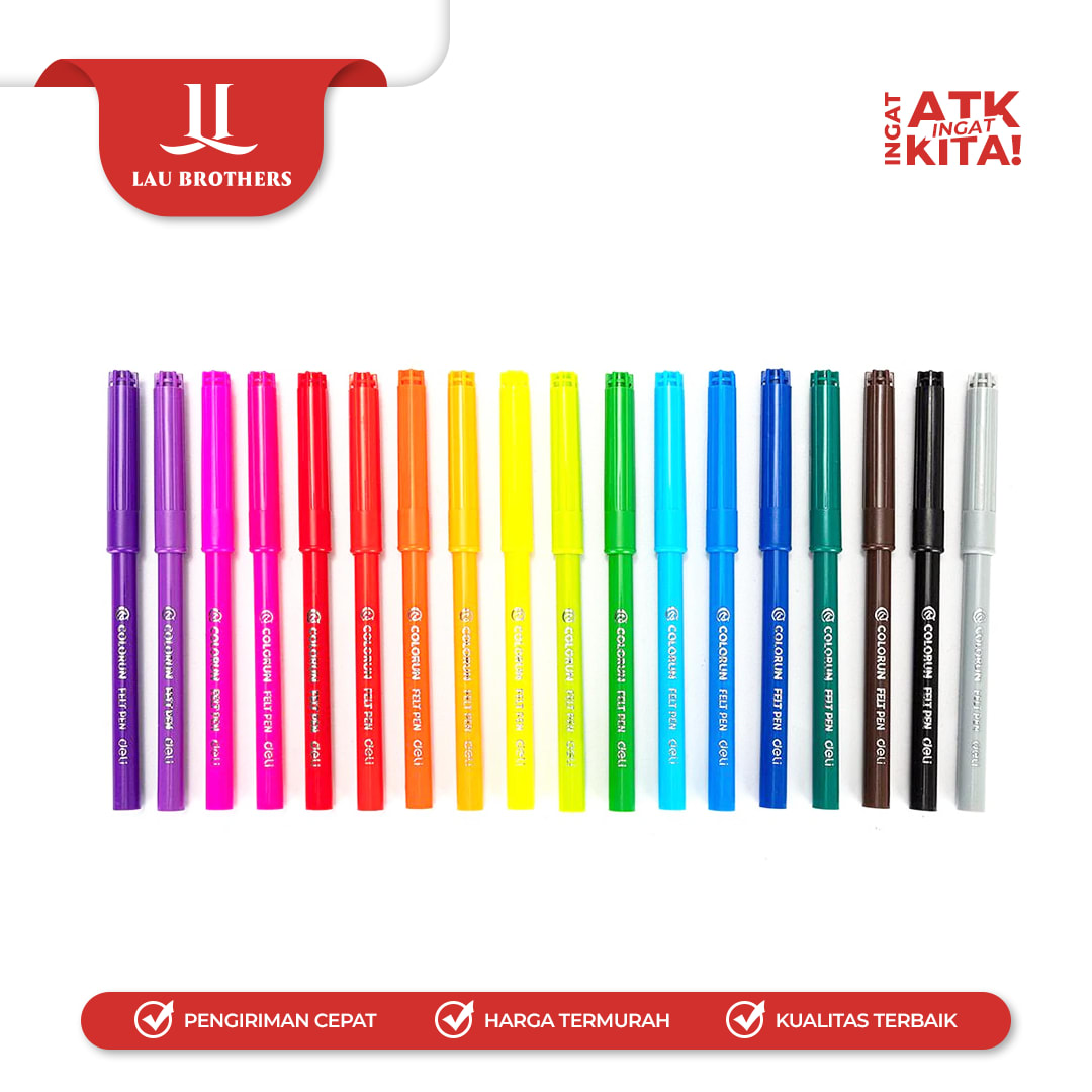 DELI PULPEN FELT/ FELT PEN 18 EC10023 (1SET) - Image 3