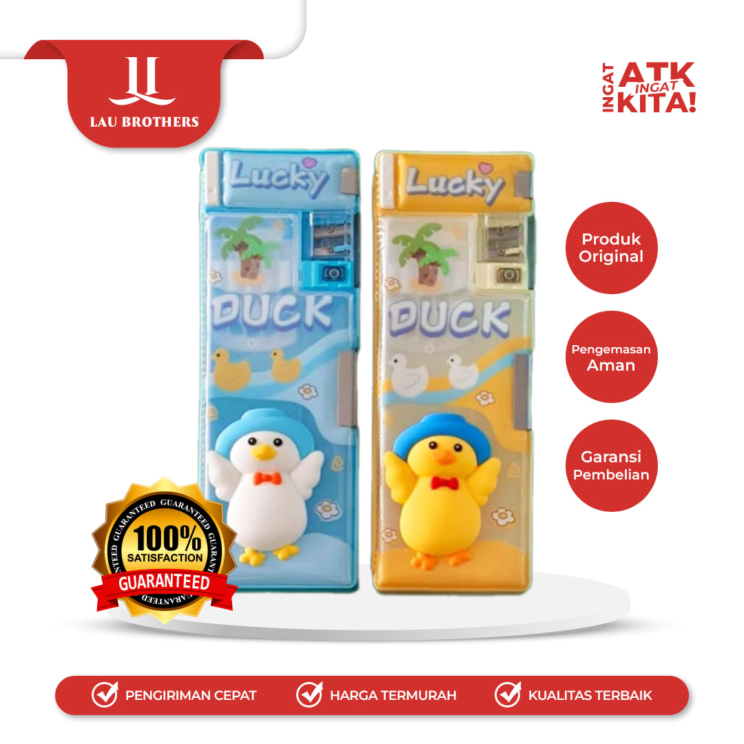 XIAOLINGJING TEMPAT PENSIL MAGNET LUCKY DUCK 35301-H (1PC)
