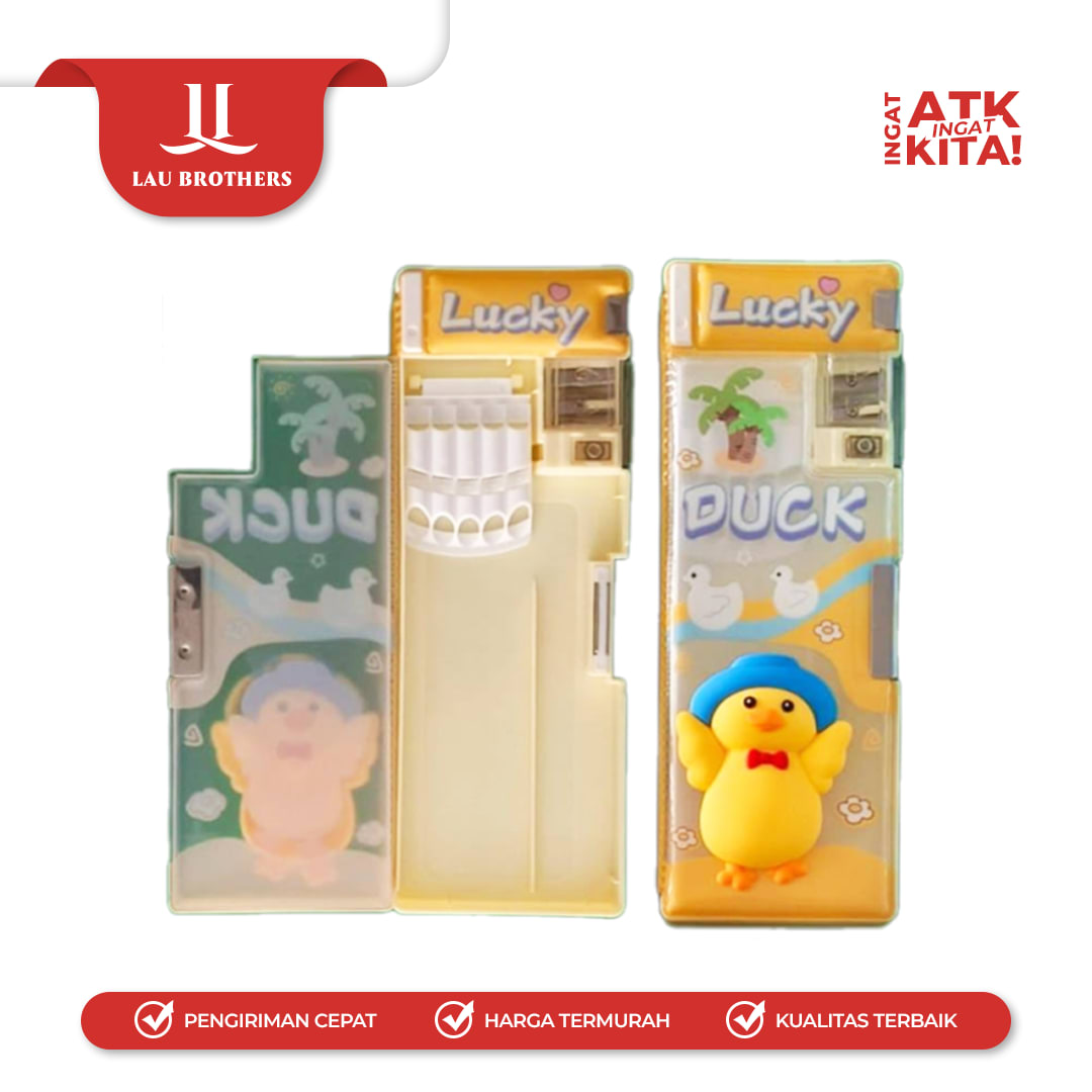 XIAOLINGJING TEMPAT PENSIL MAGNET LUCKY DUCK 35301-H (1PC) - Image 2