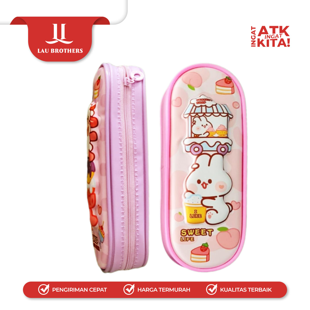XIAOLINGJING TEMPAT PENSIL BONEKA LUCU BD-996-D (1PC) - Image 4