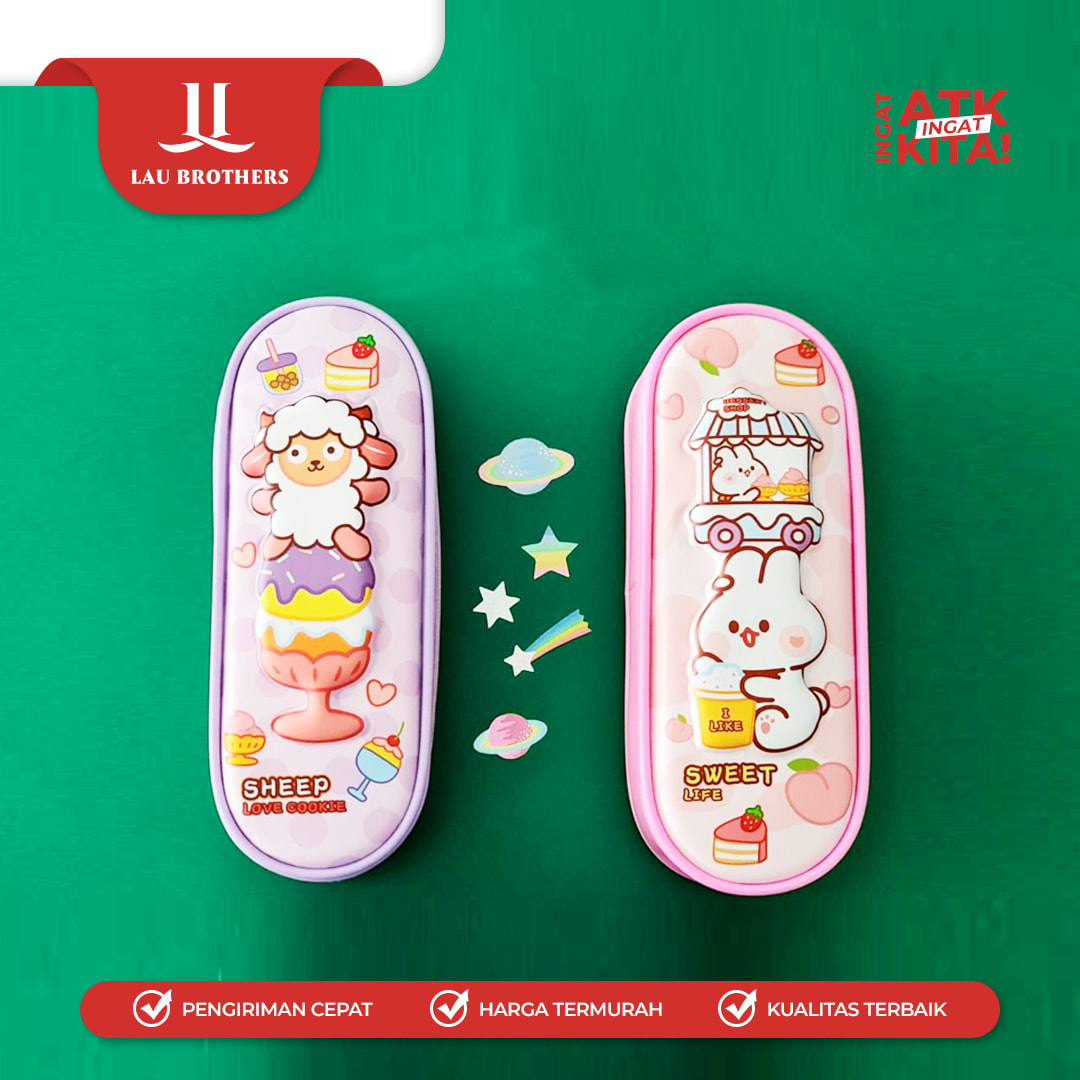 XIAOLINGJING TEMPAT PENSIL BONEKA LUCU BD-996-D (1PC) - Image 2