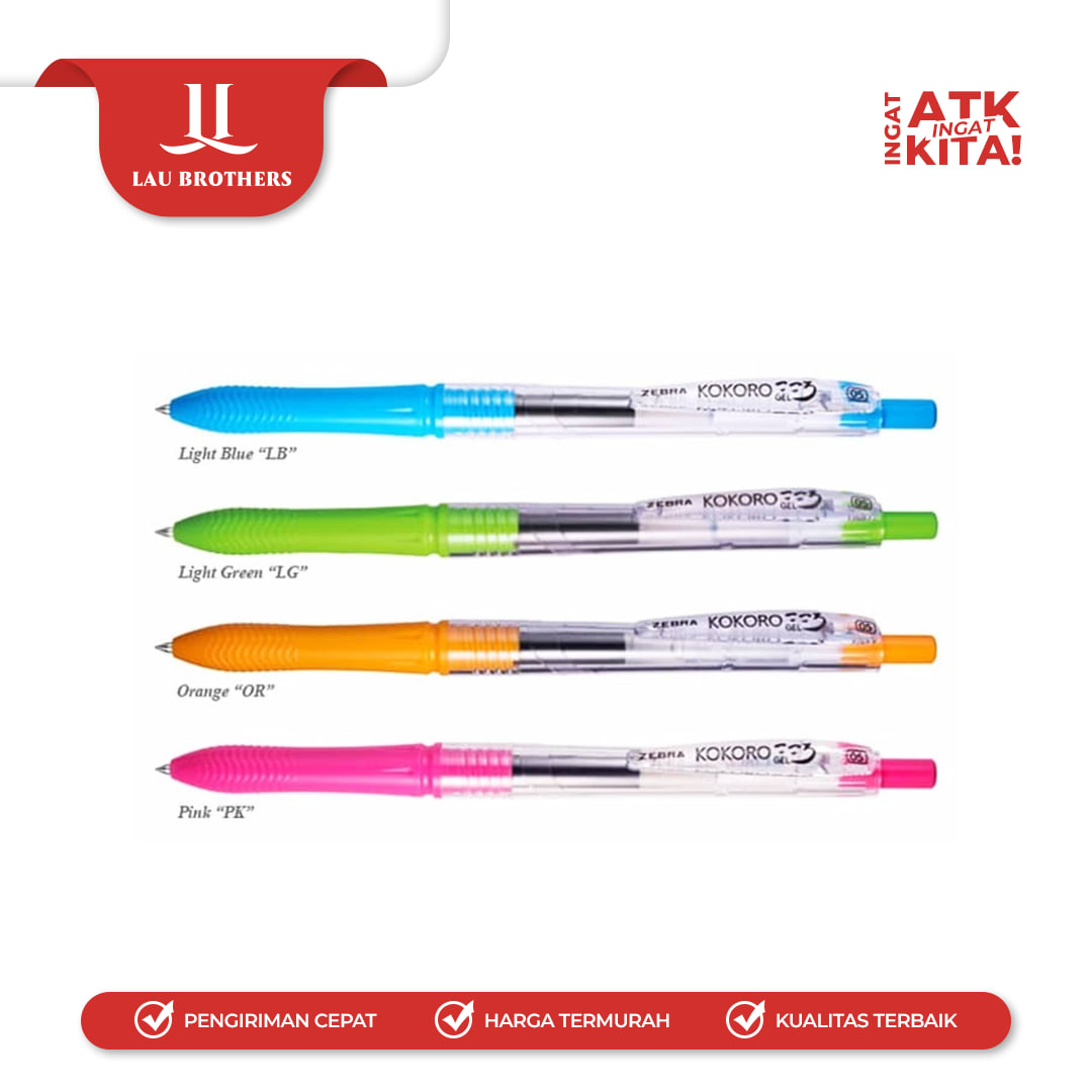 ZEBRA PULPEN KOKORO 0.5mm (1LSN/ 12PCS) - Image 3