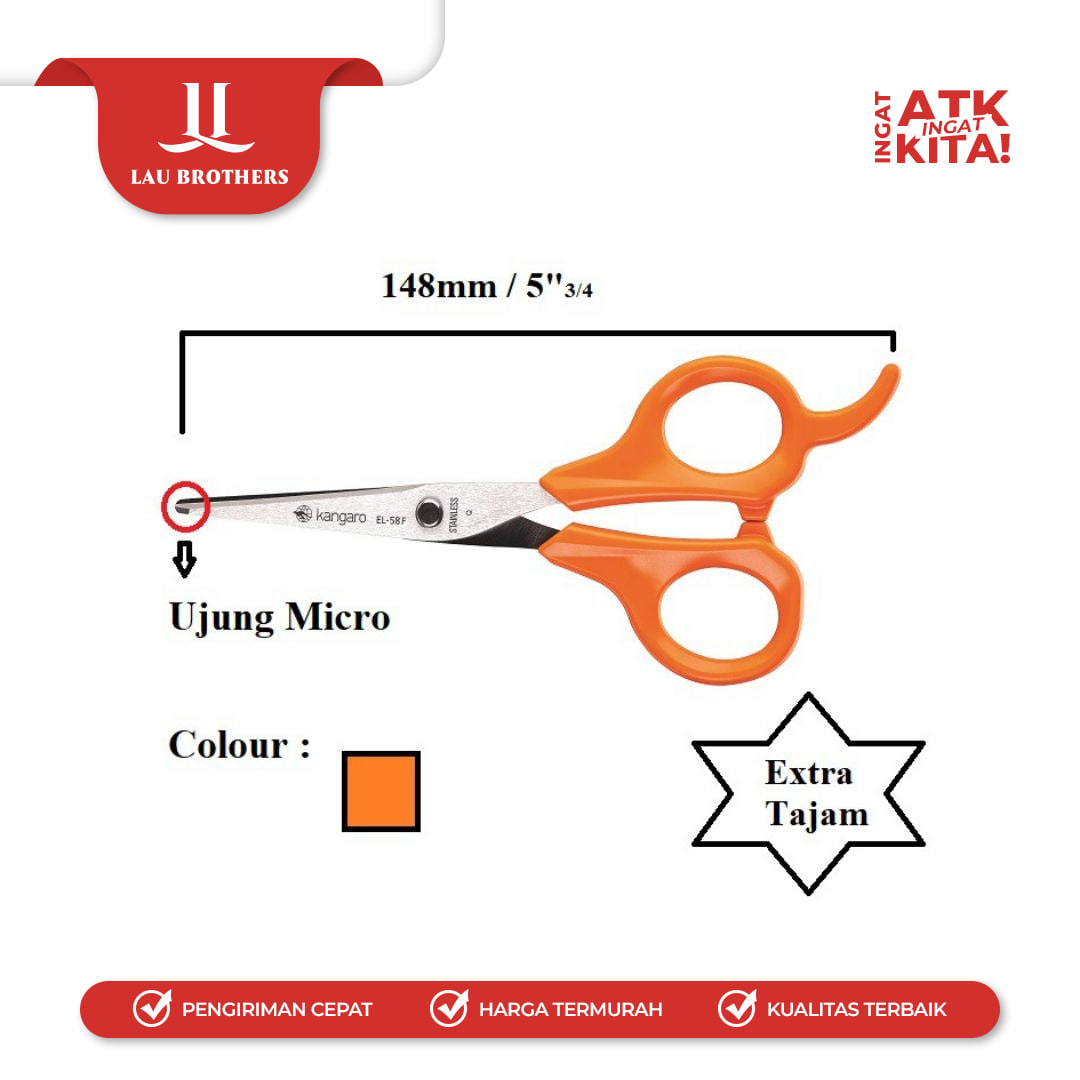 KANGARO GUNTING EL-58F (1PC) - Image 3