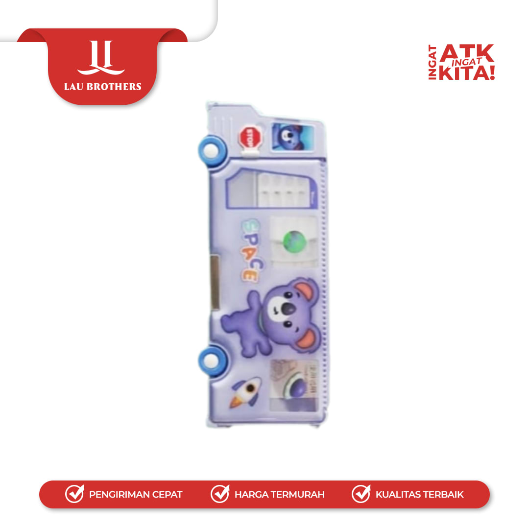 XIAOLINGJING TEMPAT PENSIL MAGNET MOBIL B-35296 (1PC) - Image 3