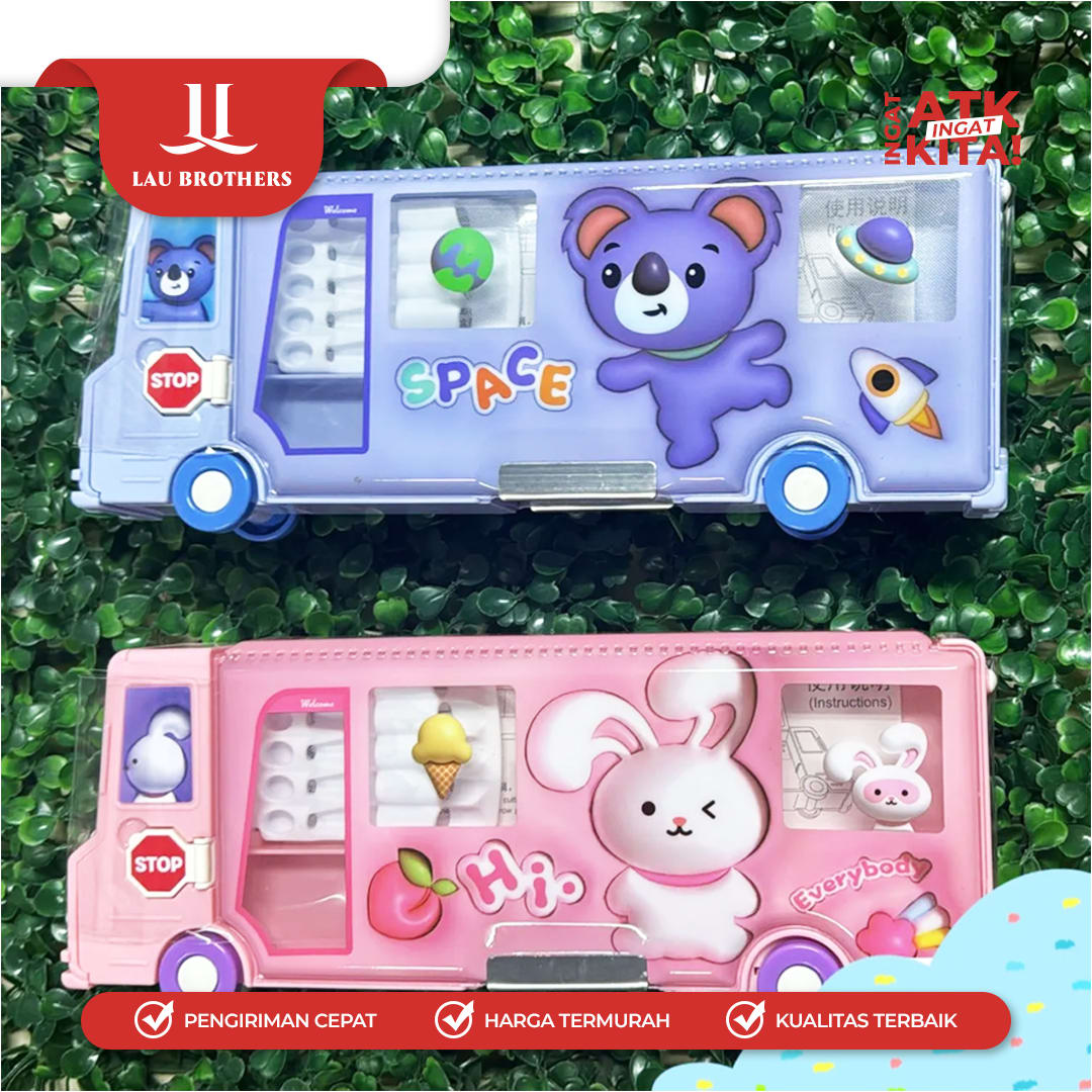 XIAOLINGJING TEMPAT PENSIL MAGNET MOBIL B-35296 (1PC) - Image 2