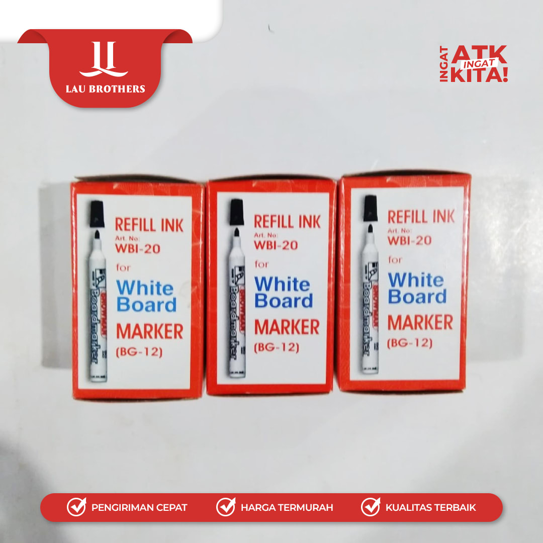 SNOWMAN REFILL SPIDOL PAPAN TULIS/ WHITEBOARD MARKER & SPIDOL PERMANEN/ PERMANENT MARKER (1PC) - Image 3