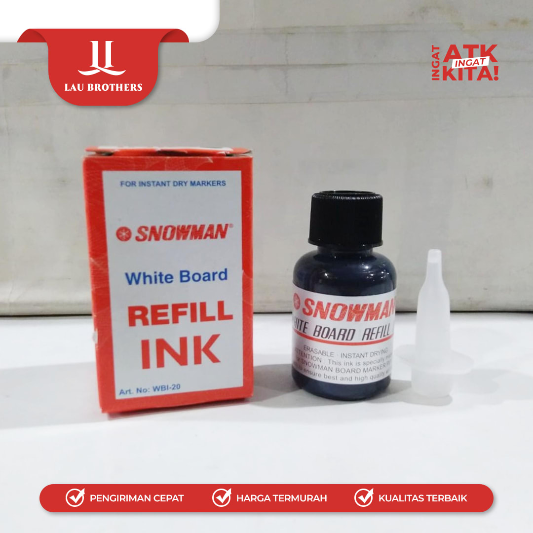 SNOWMAN REFILL SPIDOL PAPAN TULIS/ WHITEBOARD MARKER & SPIDOL PERMANEN/ PERMANENT MARKER (1PC) - Image 2