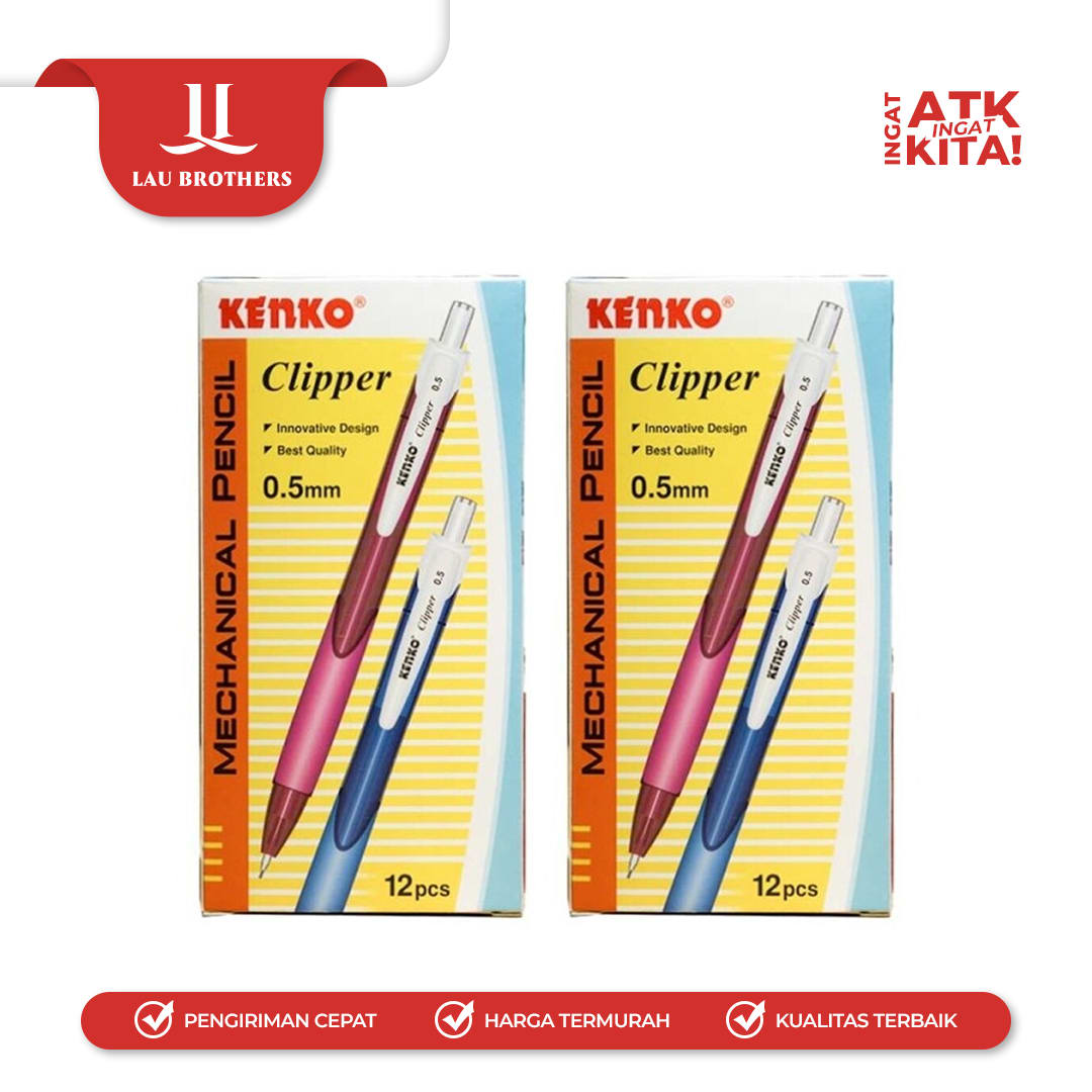 KENKO PENSIL MEKANIK/ MECHANICAL PENCIL CLIPPER 0.5mm (1PC) - Image 3